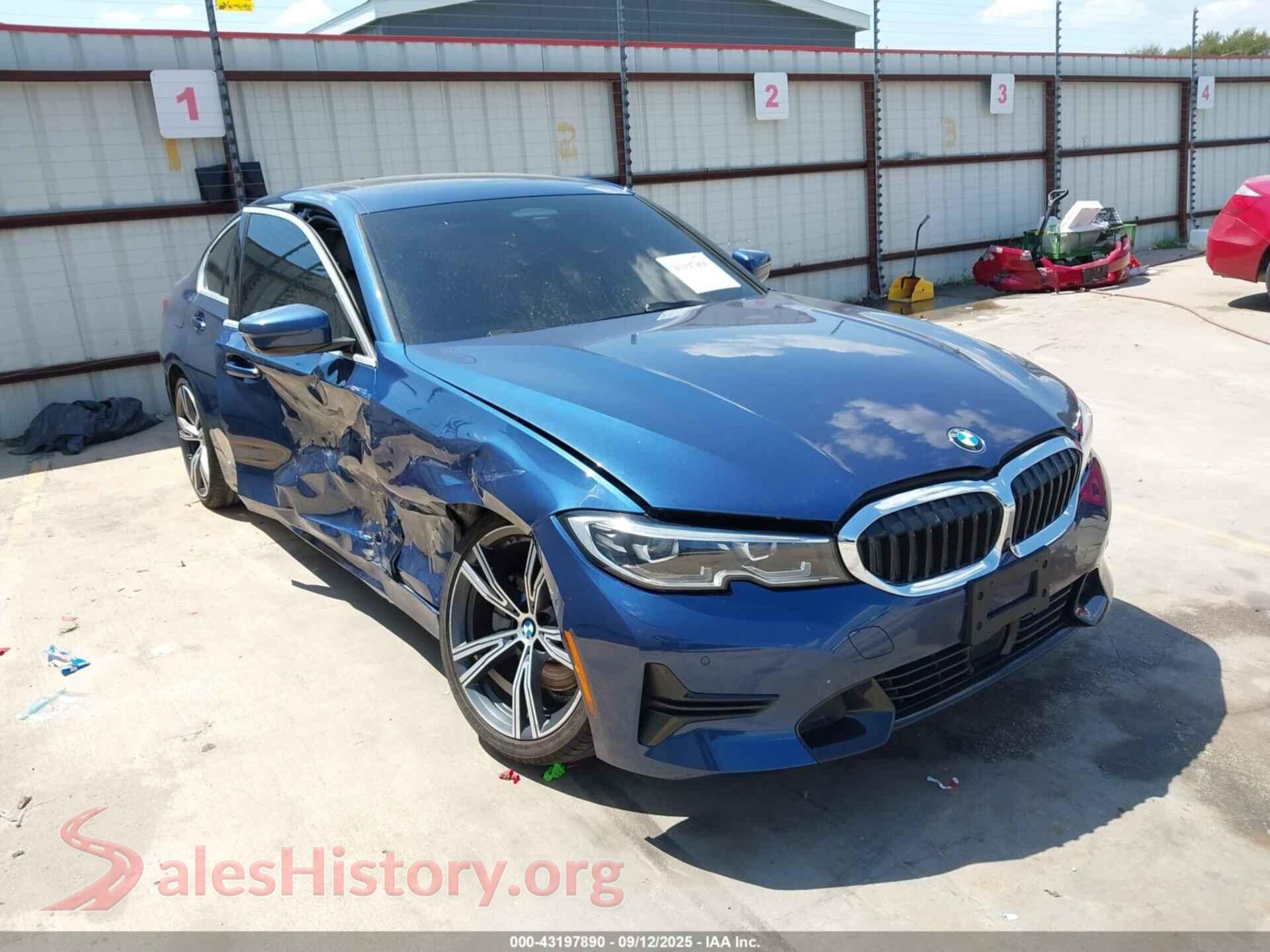 2021 BMW 3 SERIES — VIN WBA5P7C03MFK89073