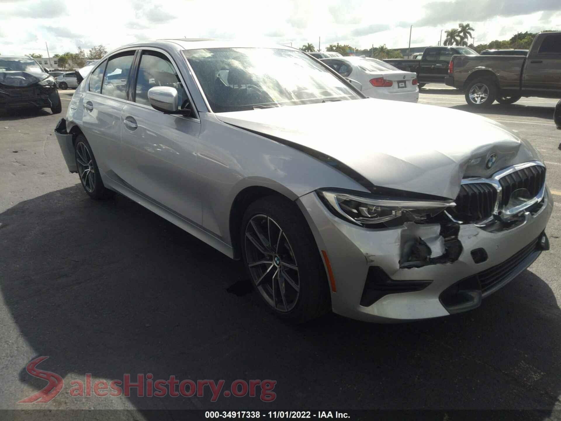 2020 BMW 3 SERIES — VIN WBA5R1C06LFH82318