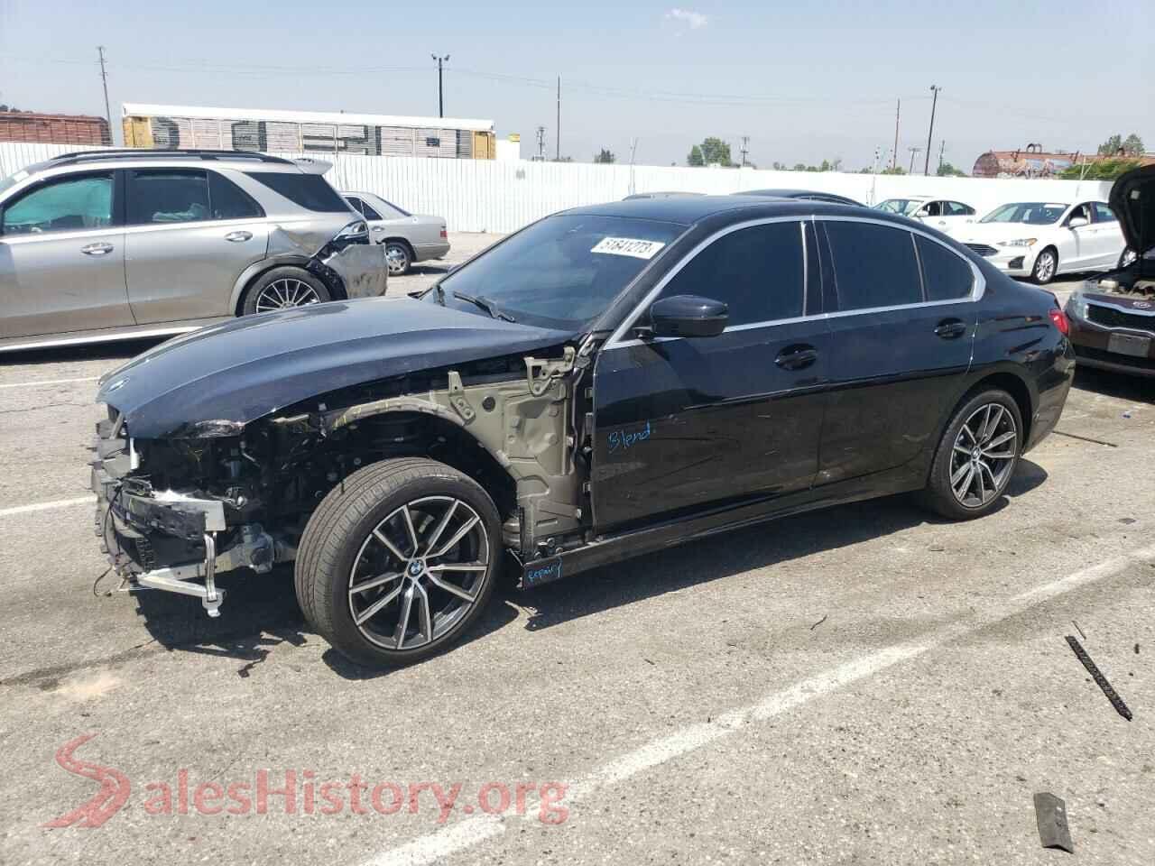 2019 BMW 3 SERIES — VIN WBA5R1C50KFH00299