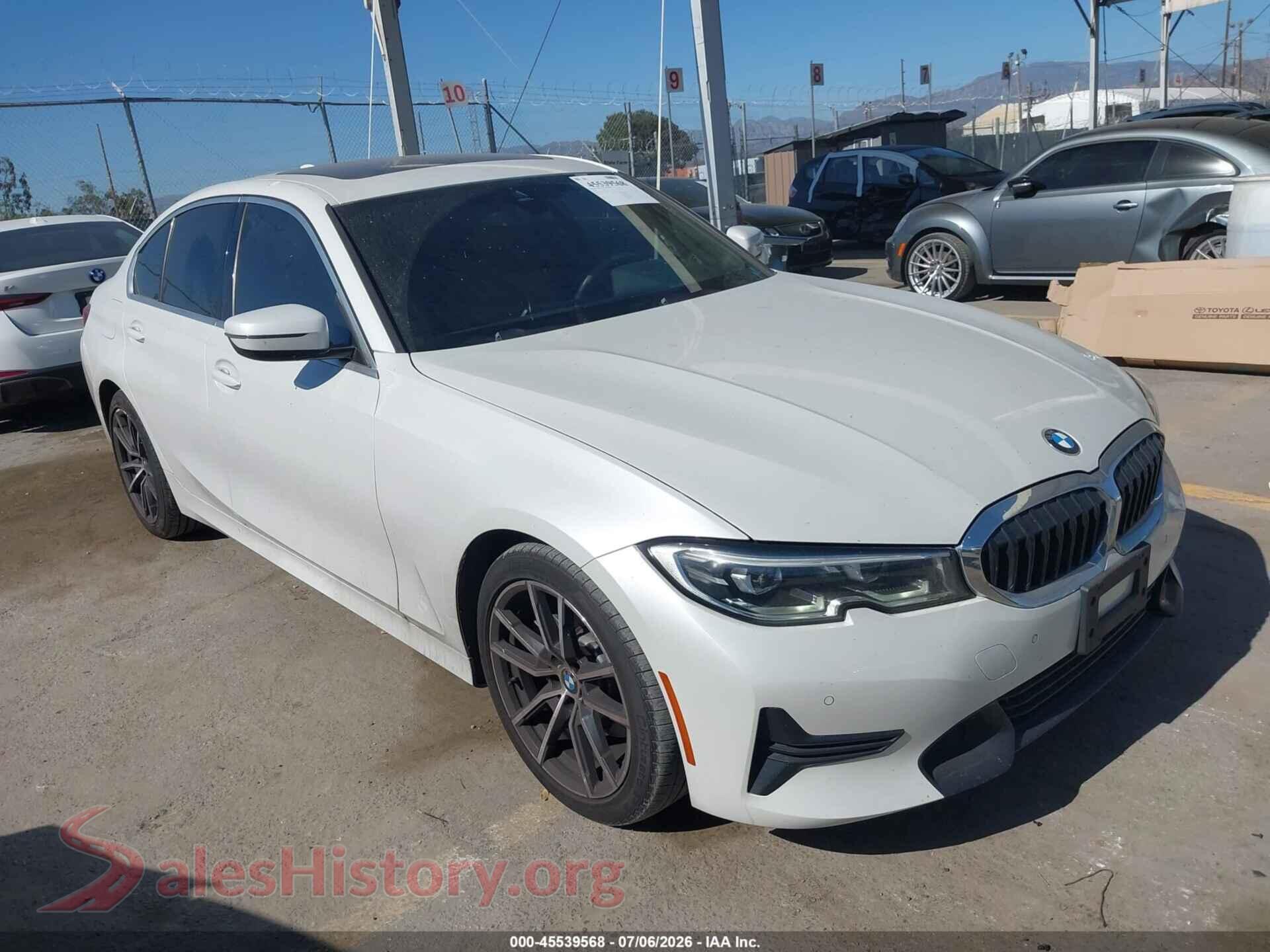 2019 BMW 330I — VIN WBA5R1C51KAK08875