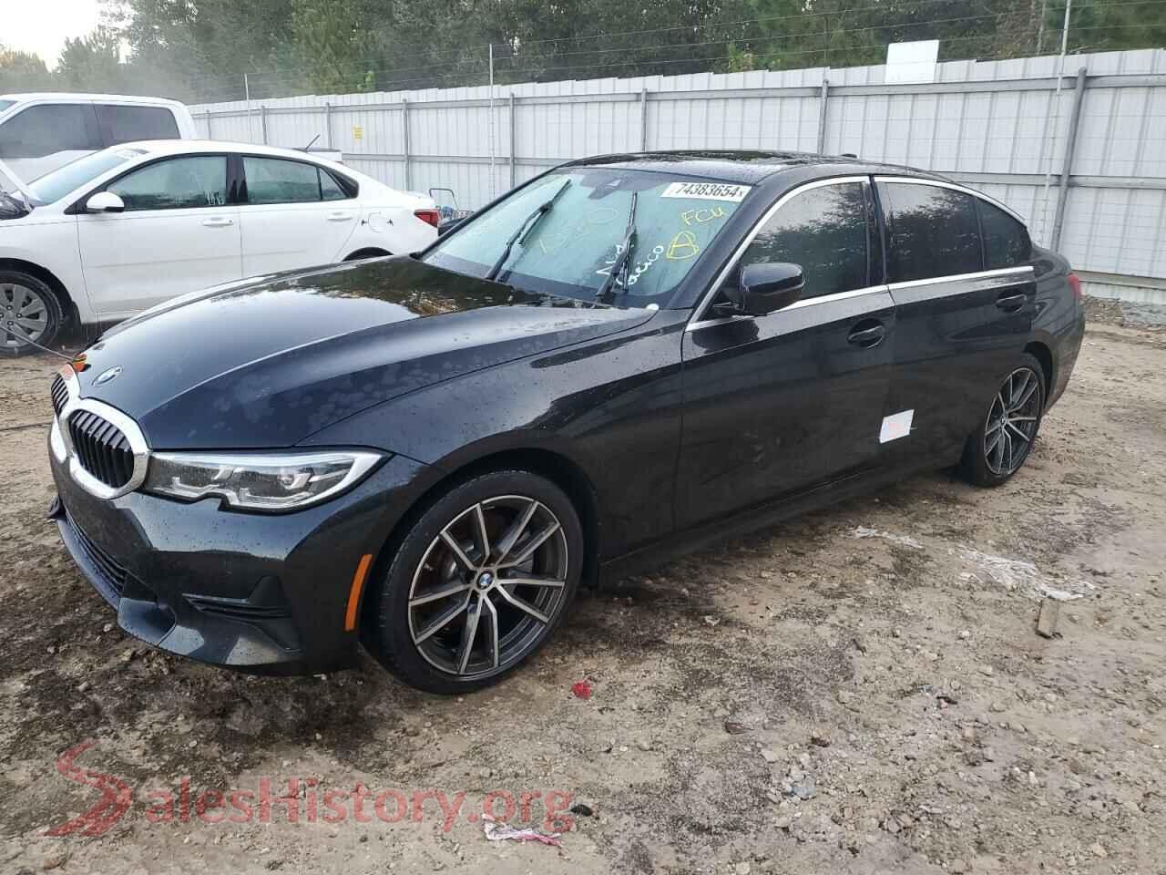 2019 BMW 3 SERIES — VIN WBA5R1C55KAK08572