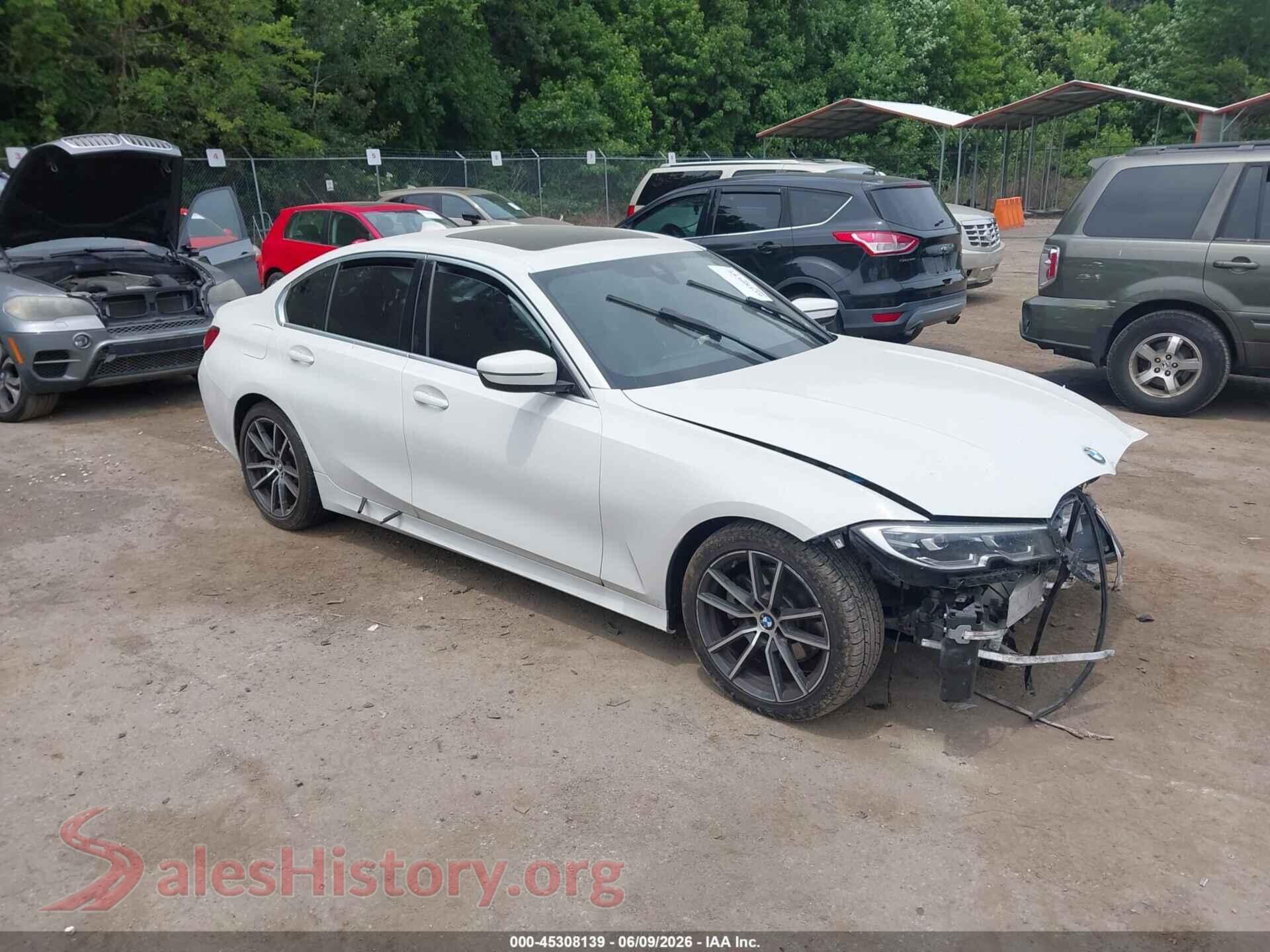 2019 BMW 330I — VIN WBA5R1C56KFH05734
