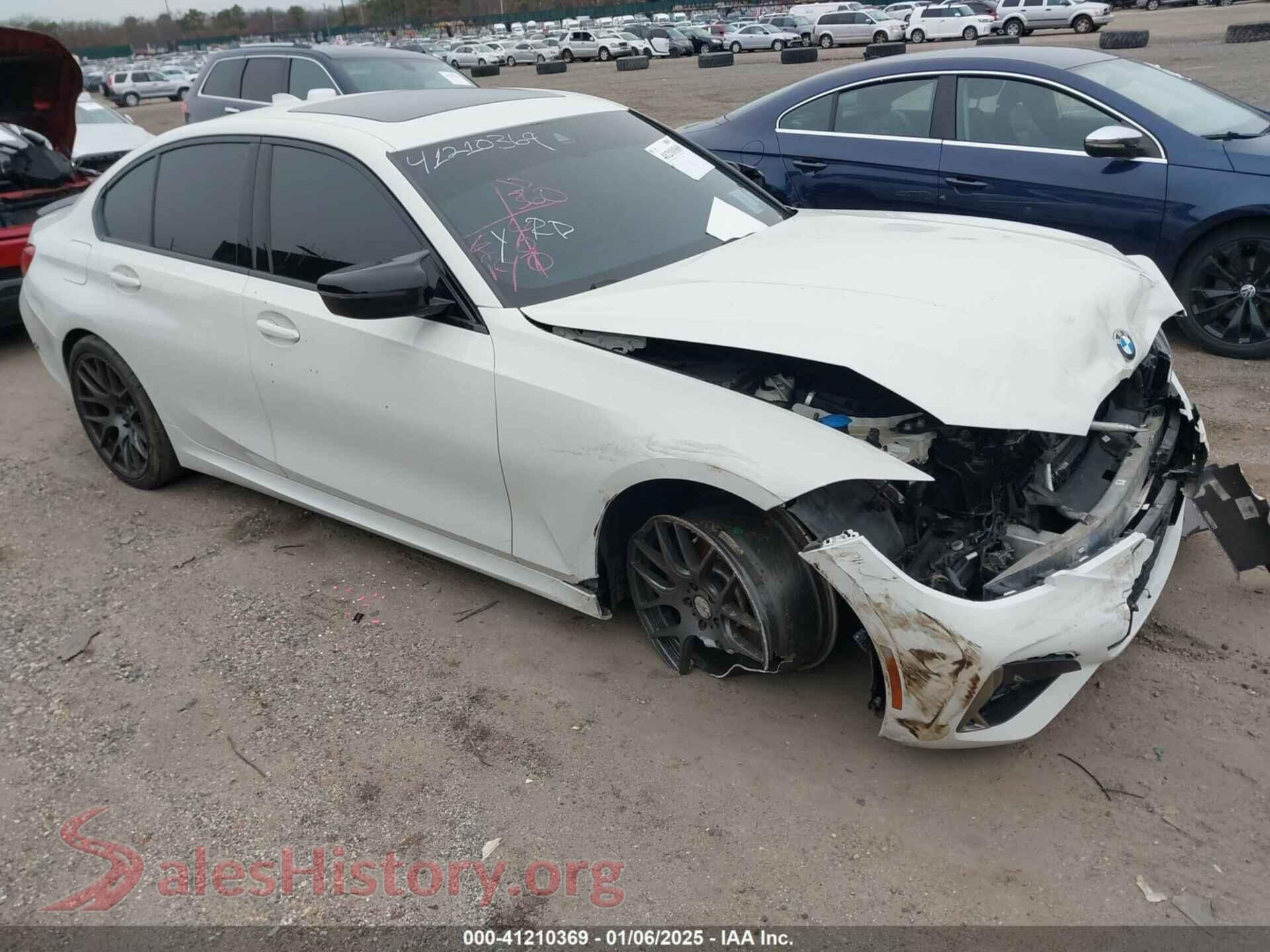 2020 BMW 3 SERIES — VIN WBA5U7C0XLA232275