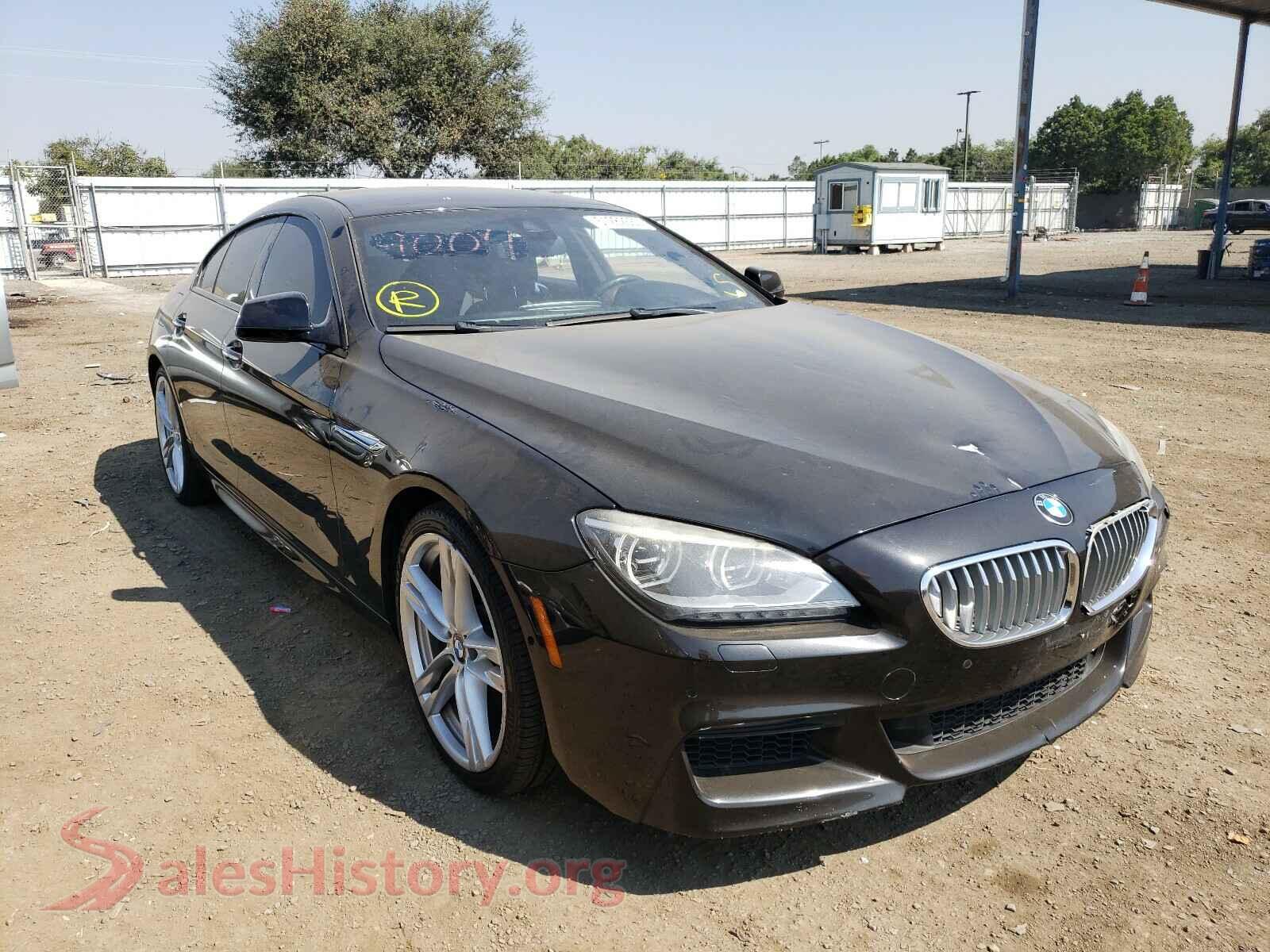 2015 BMW 650 I GRAN — VIN WBA6B2C53FD799004