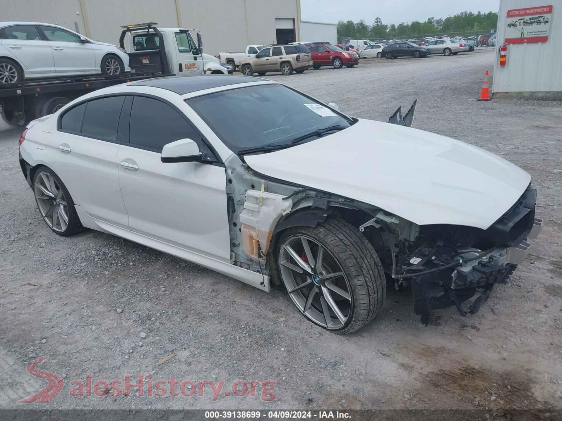 2015 BMW 650I GRAN COUPE — VIN WBA6B2C53FD799021