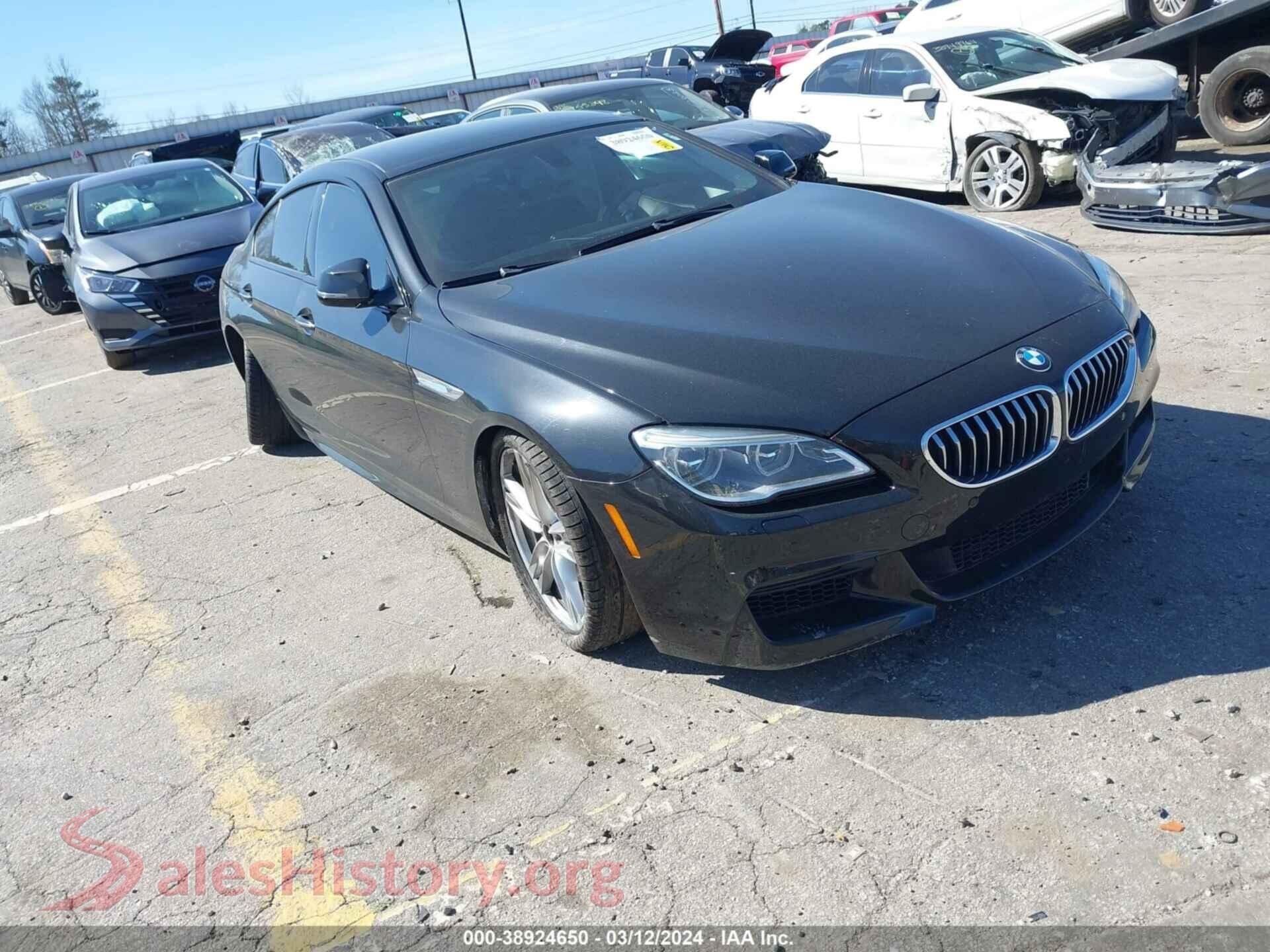 2017 BMW 640I GRAN COUPE — VIN WBA6D0C50HG639436