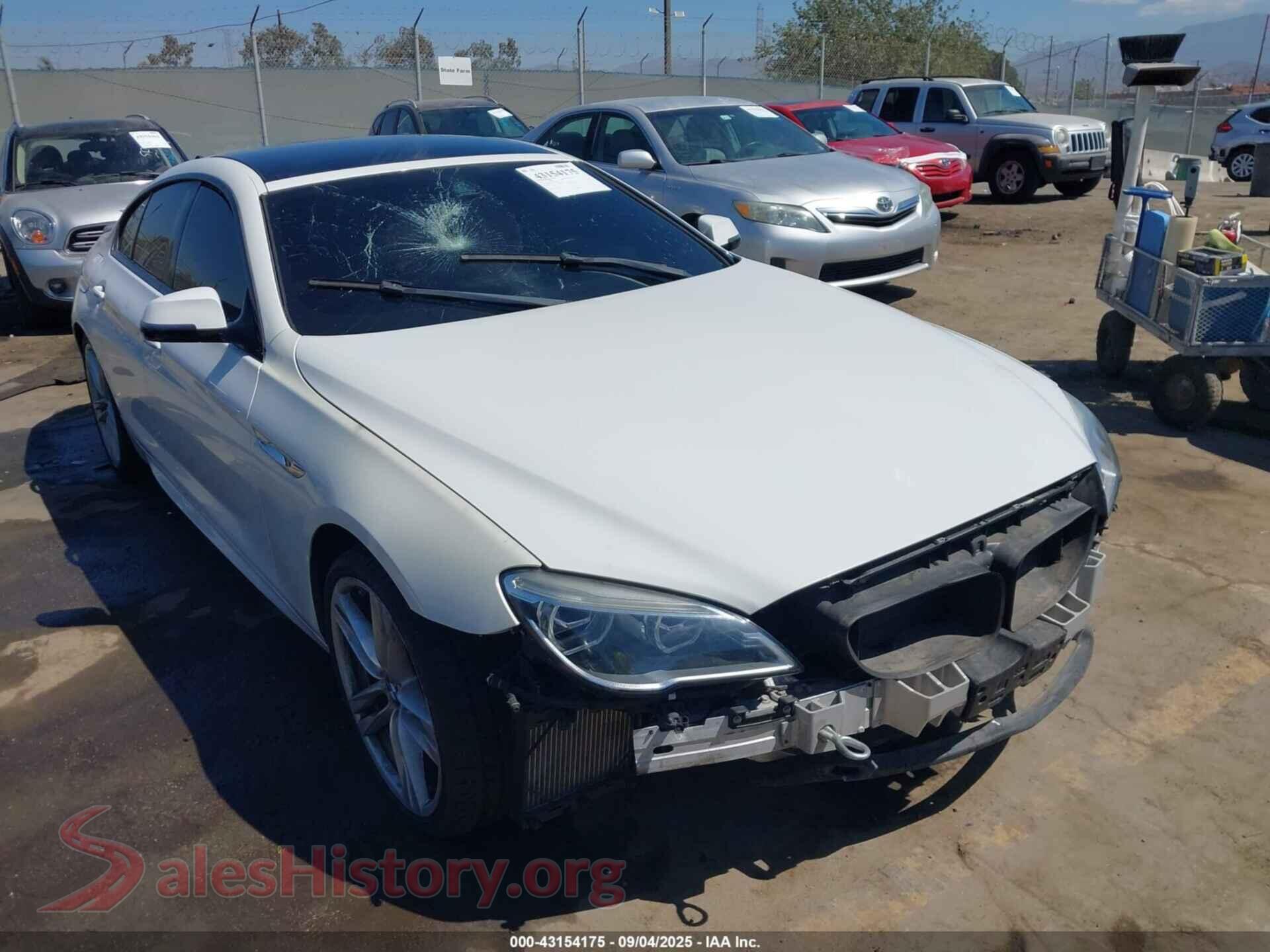 2016 BMW 640I GRAN COUPE — VIN WBA6D0C57GD927812