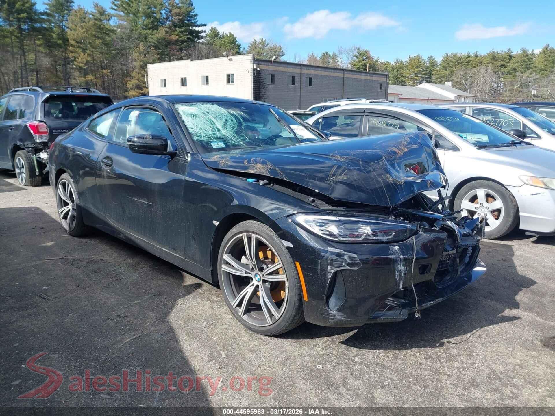 2021 BMW 430I — VIN WBA73AP07MCF51645