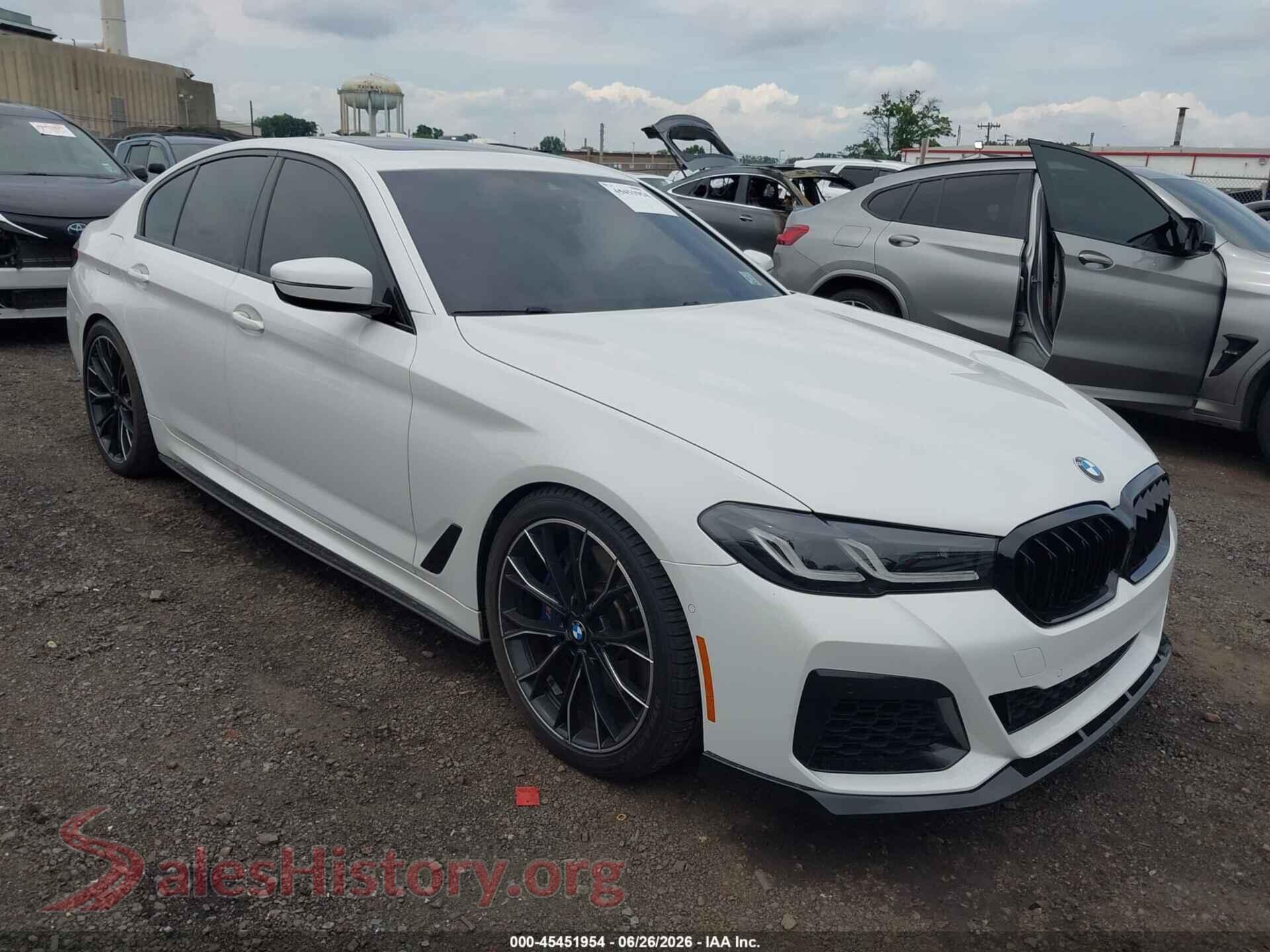 2022 BMW 540 — VIN WBA73BJ04NCJ91859
