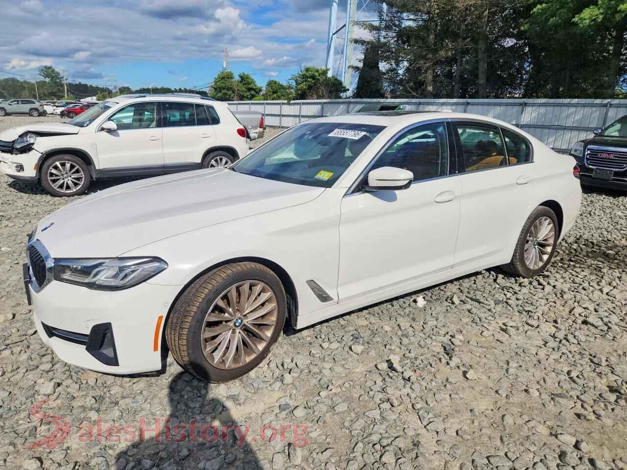 2021 BMW 5 SERIES — VIN WBA73BJ0XMWW95779