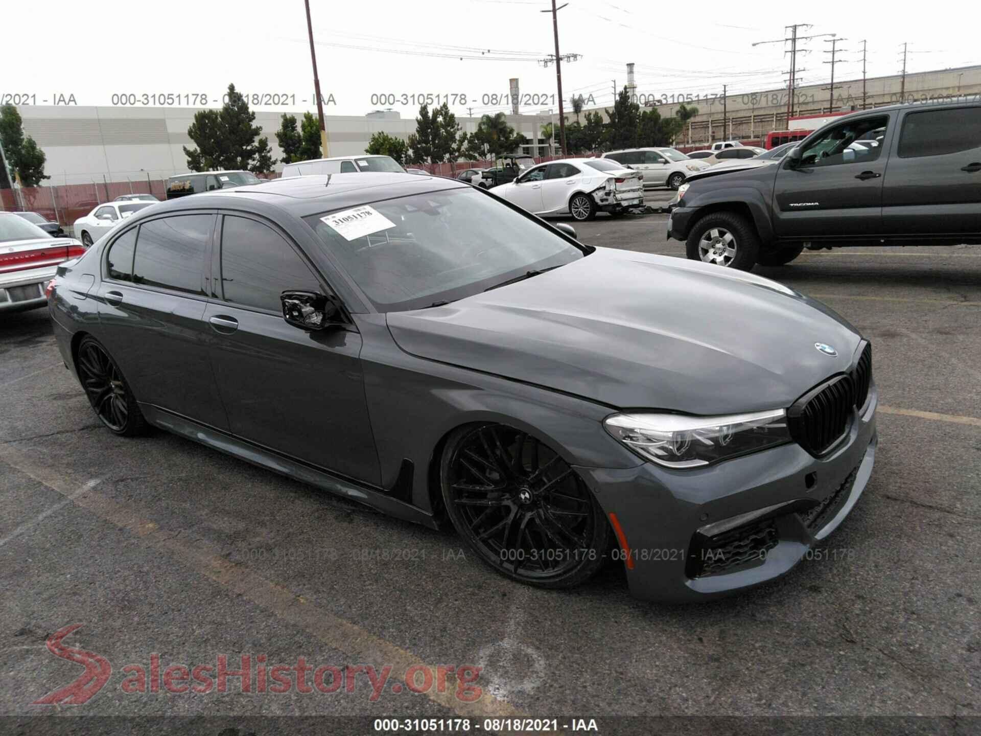 2018 BMW 7 SERIES — VIN WBA7F0C56JGM22431