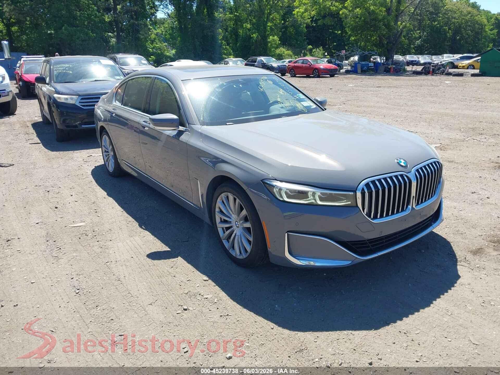 2022 BMW 740 — VIN WBA7T4C08NCH51474