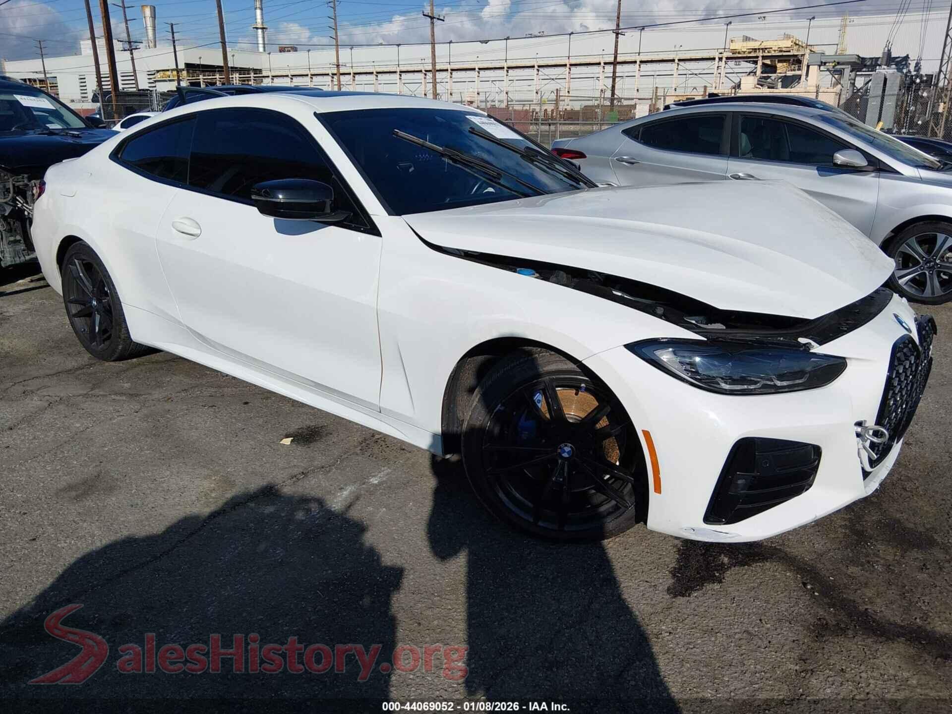 2022 BMW M440I — VIN WBA83AP02NCK07160