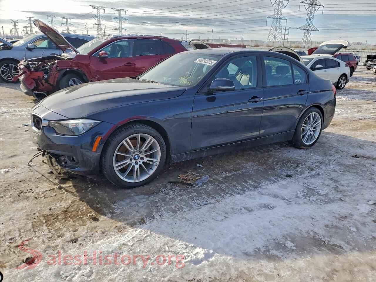 2017 BMW 3 SERIES — VIN WBA8A3C37HK692729