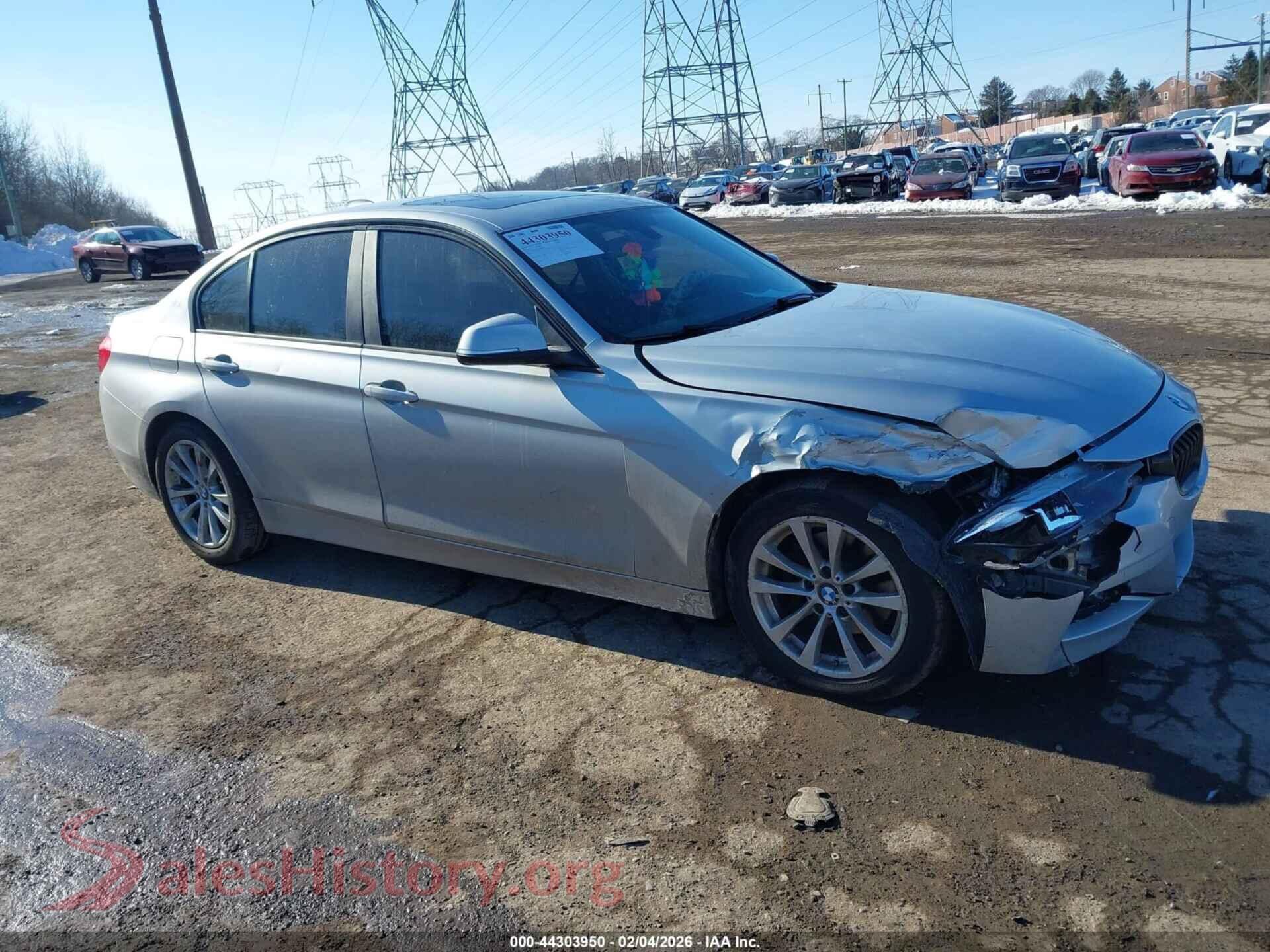 2016 BMW 320I — VIN WBA8A3C55GK689697