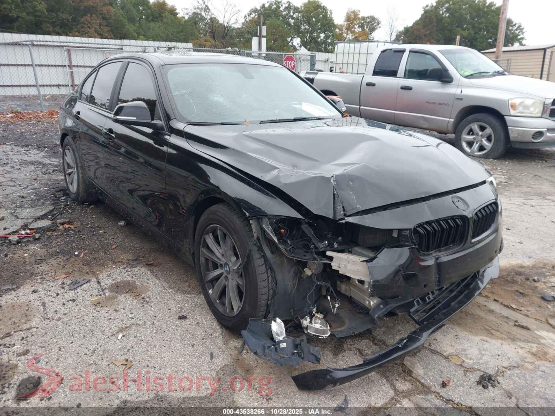 2017 BMW 320I — VIN WBA8A9C34HK864394