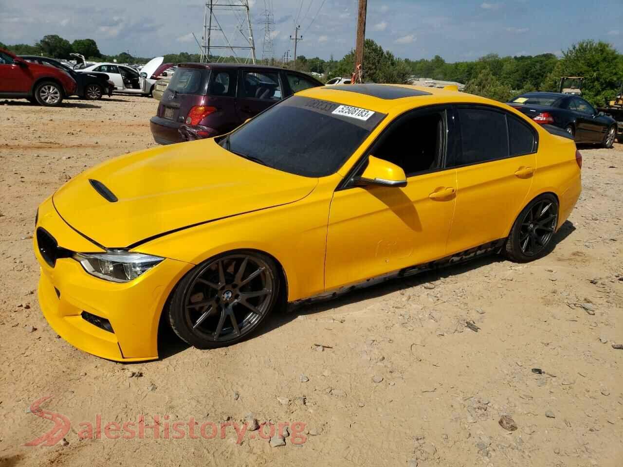 2016 BMW 3 SERIES — VIN WBA8B3G53GNT92675