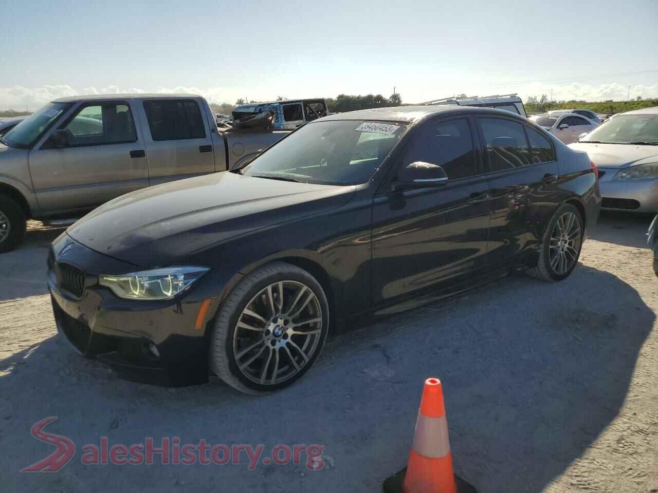2017 BMW 3 SERIES — VIN WBA8B3G55HNU35625