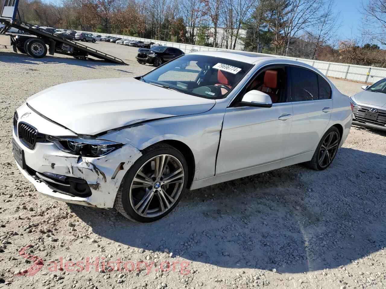 2018 BMW 3 SERIES — VIN WBA8B3G59JNV00823