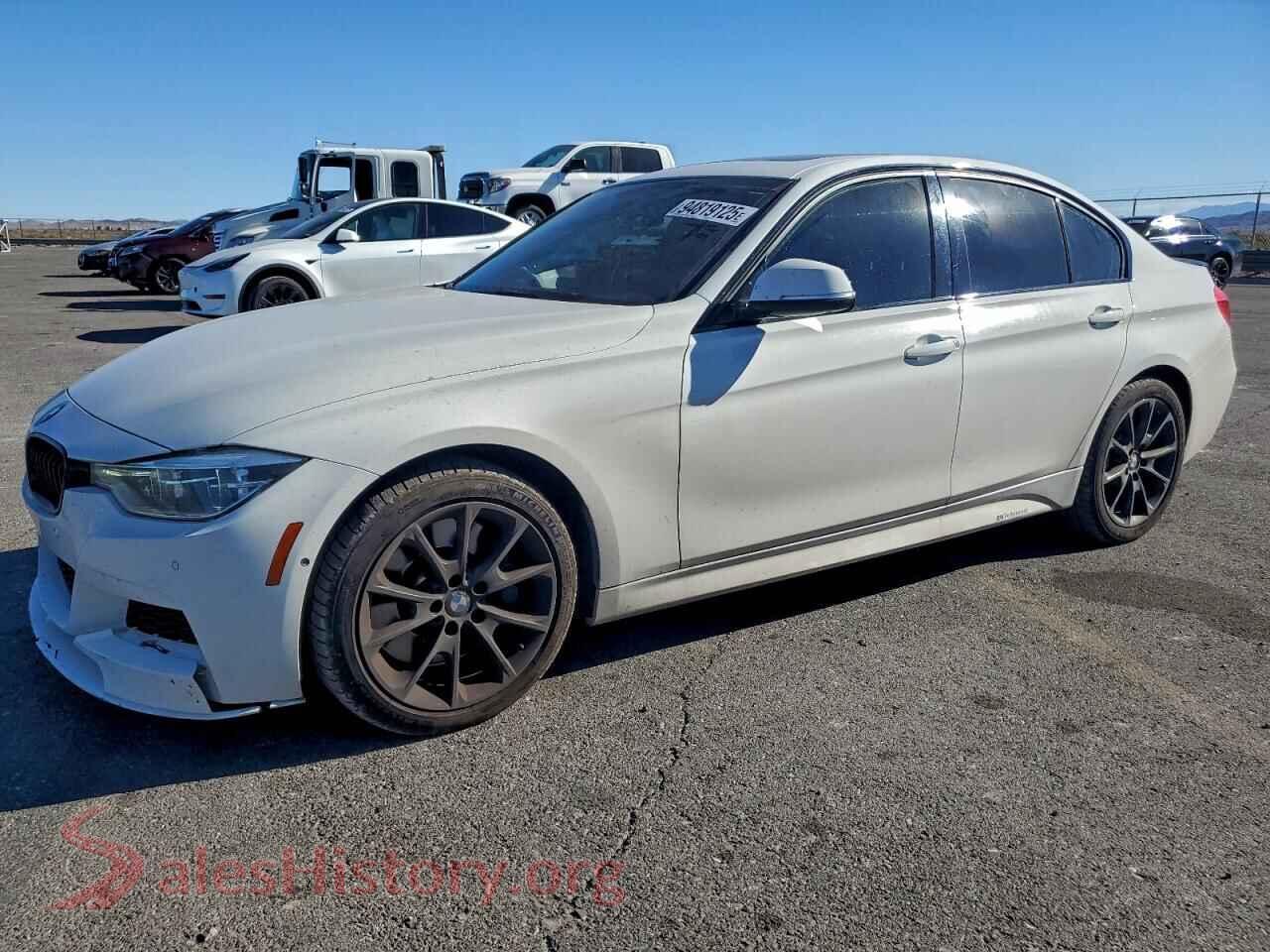 2017 BMW 3 SERIES — VIN WBA8B7G3XHNU38252