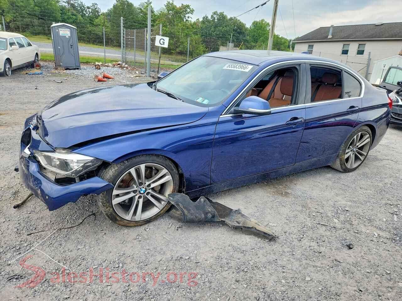 2017 BMW 3 SERIES — VIN WBA8B7G58HNU37151