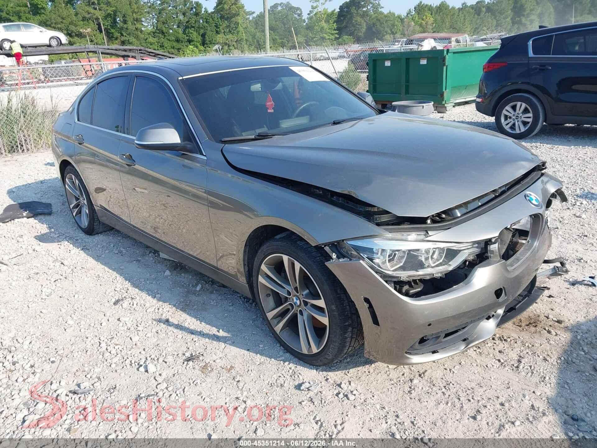 2016 BMW 340I — VIN WBA8B7G59GNT70610