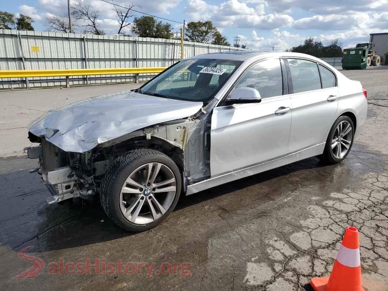 2017 BMW 3 SERIES — VIN WBA8B9G30HNU51958