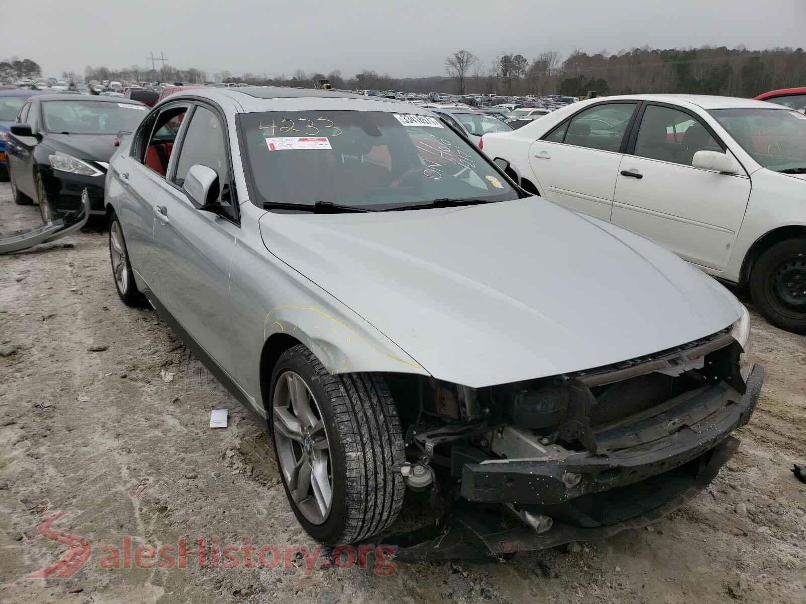 2017 BMW 3 SERIES — VIN WBA8B9G34HNU54233