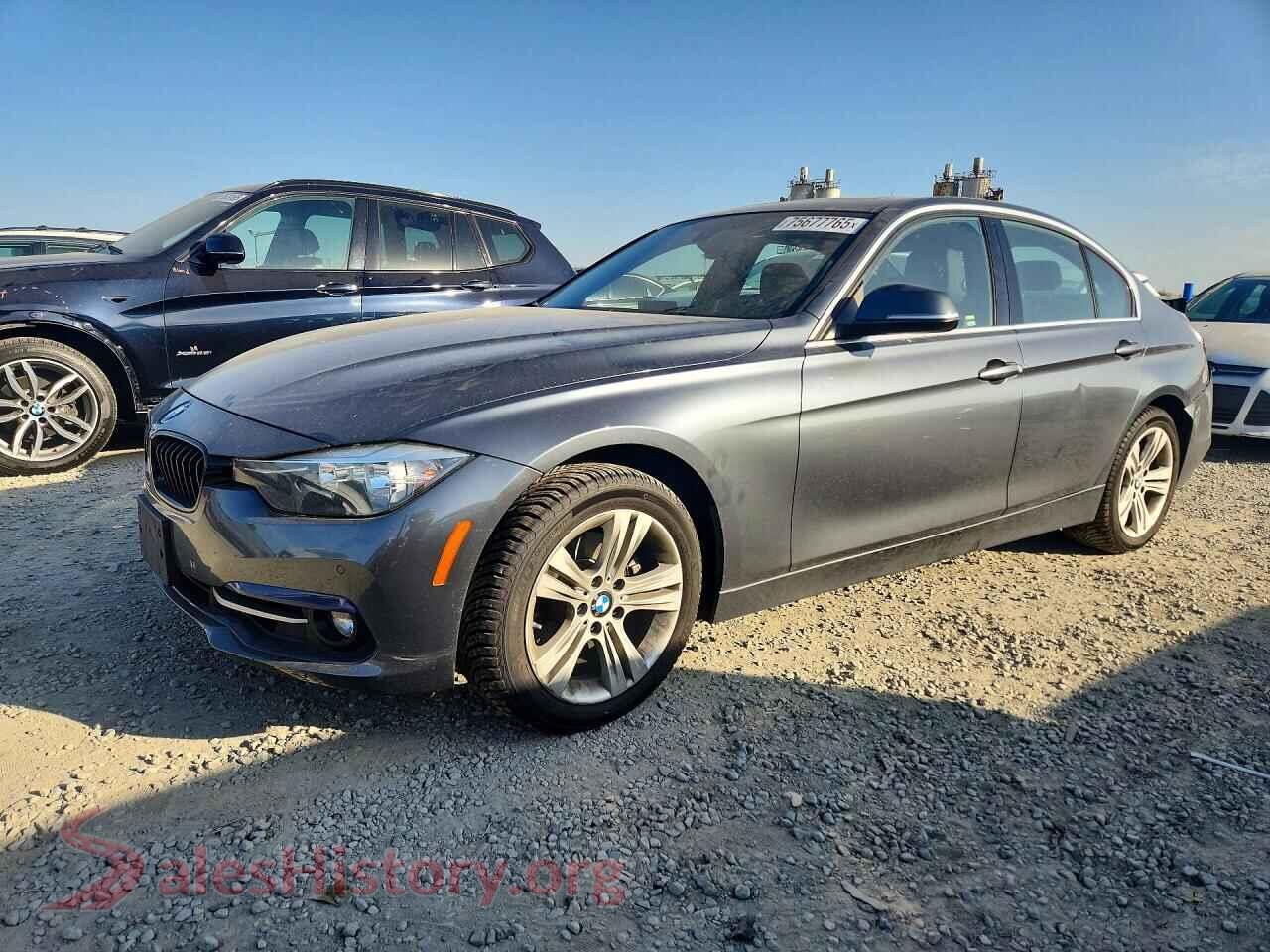 2017 BMW 3 SERIES — VIN WBA8B9G34HNU56886