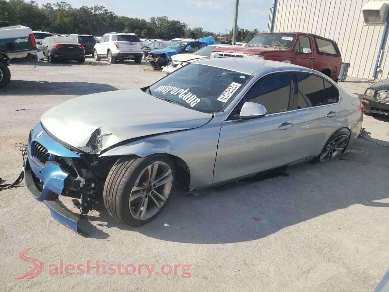 2017 BMW 3 SERIES — VIN WBA8B9G35HNU52054