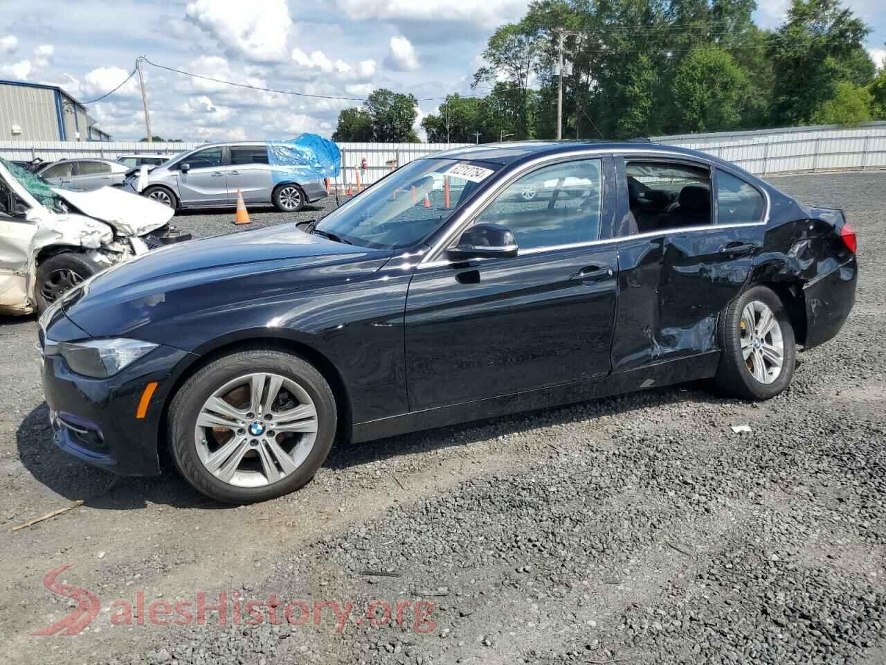 2017 BMW 3 SERIES — VIN WBA8B9G35HNU55374