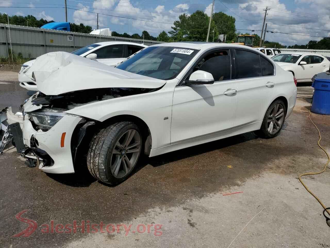 2017 BMW 3 SERIES — VIN WBA8B9G39HNU55846