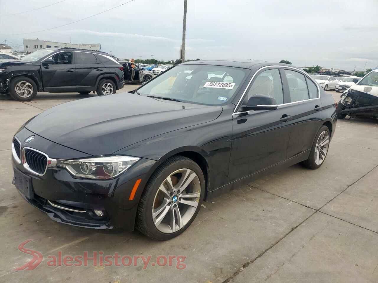 2017 BMW 3 SERIES — VIN WBA8B9G52HNU48576