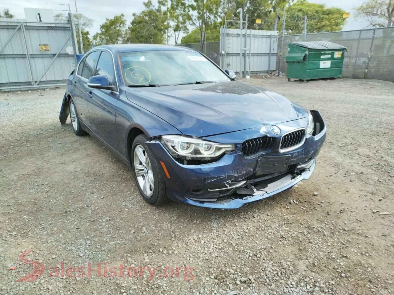 2018 BMW 3 SERIES — VIN WBA8B9G52JNU98657