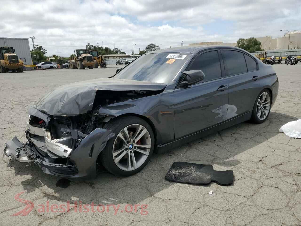 2017 BMW 3 SERIES — VIN WBA8B9G56HNU09182