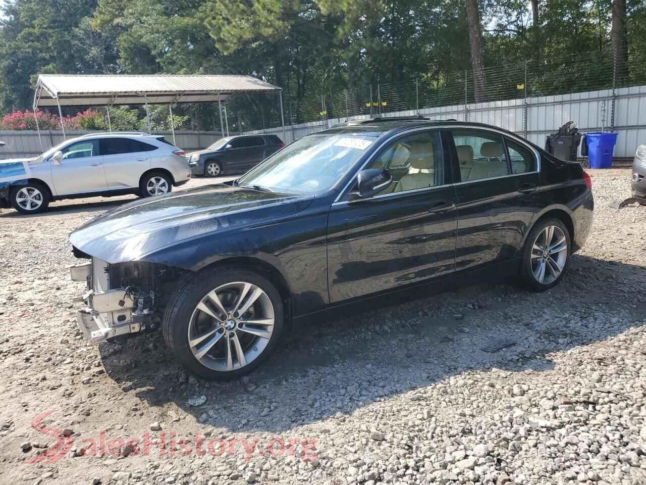 2017 BMW 3 SERIES — VIN WBA8B9G57HNU48766