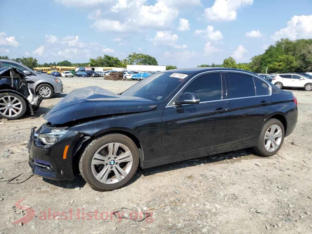 2017 BMW 3 SERIES — VIN WBA8D9G39HNU64170