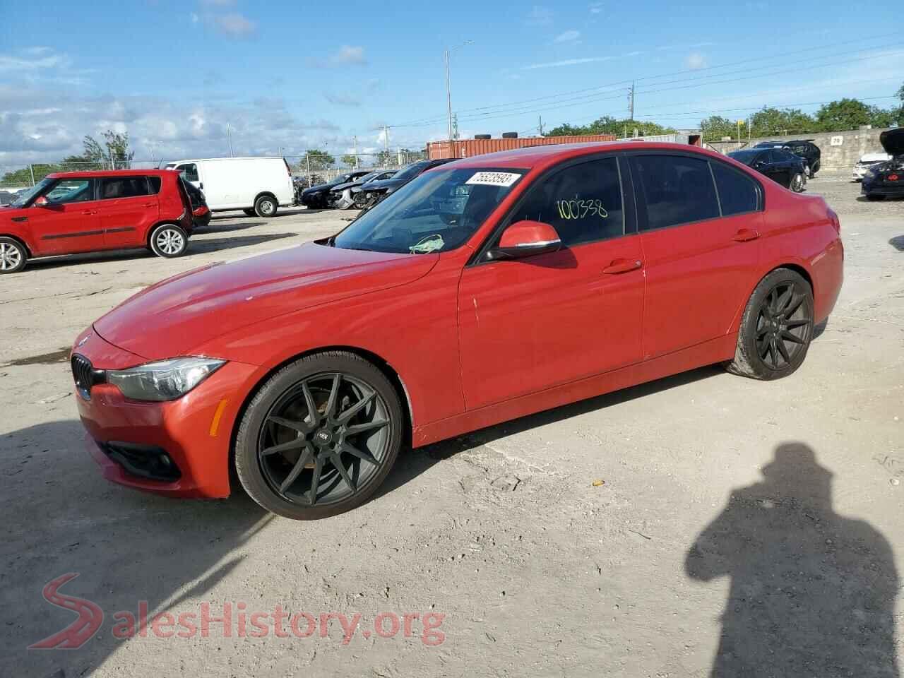 2016 BMW 3 SERIES — VIN WBA8E1G51GNT99250