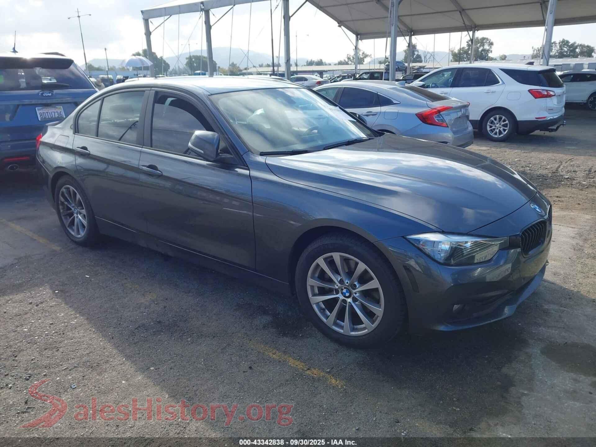 2017 BMW 320I — VIN WBA8E1G51HNU13780