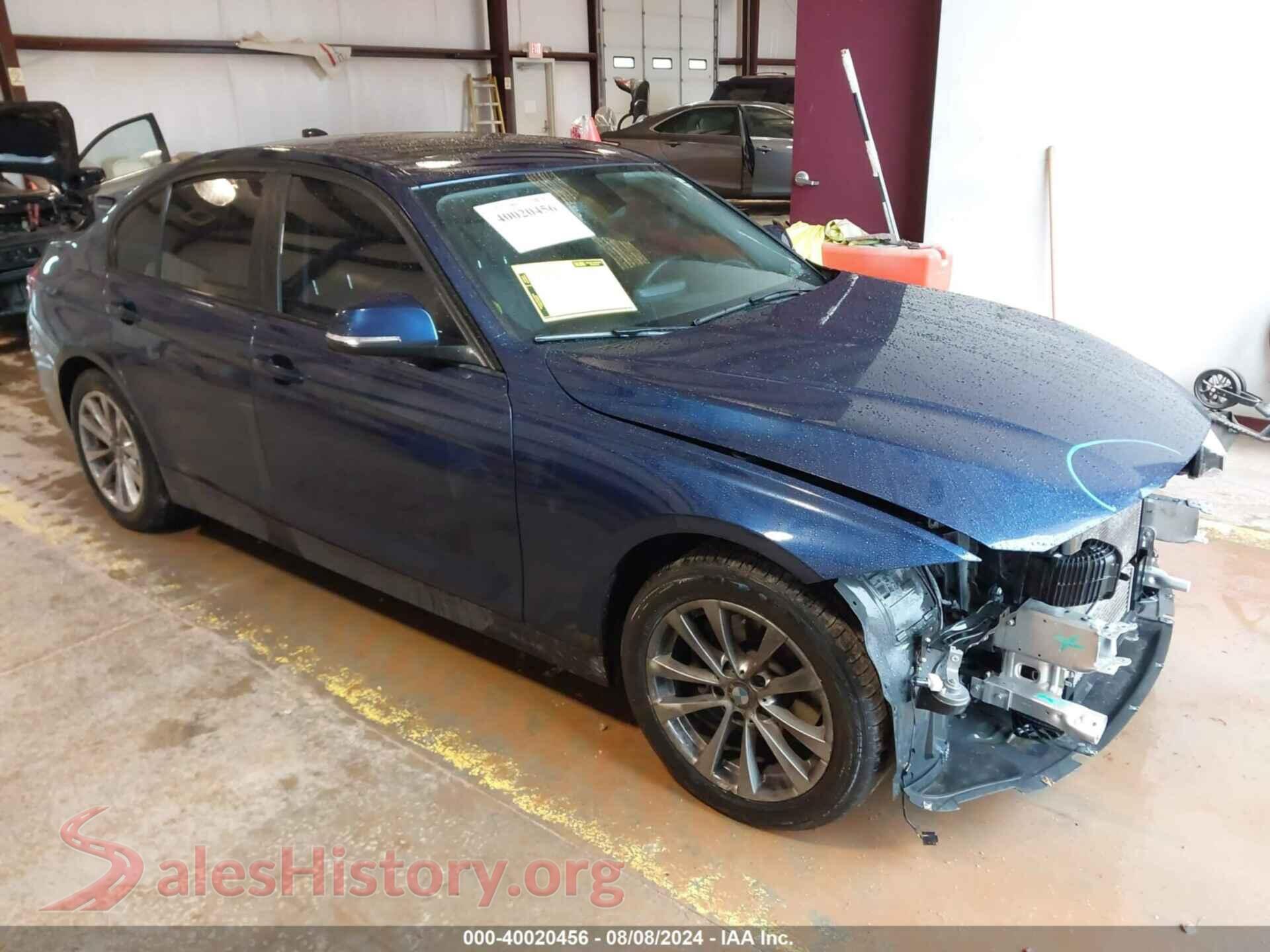 2016 BMW 320I — VIN WBA8E1G54GNT99484
