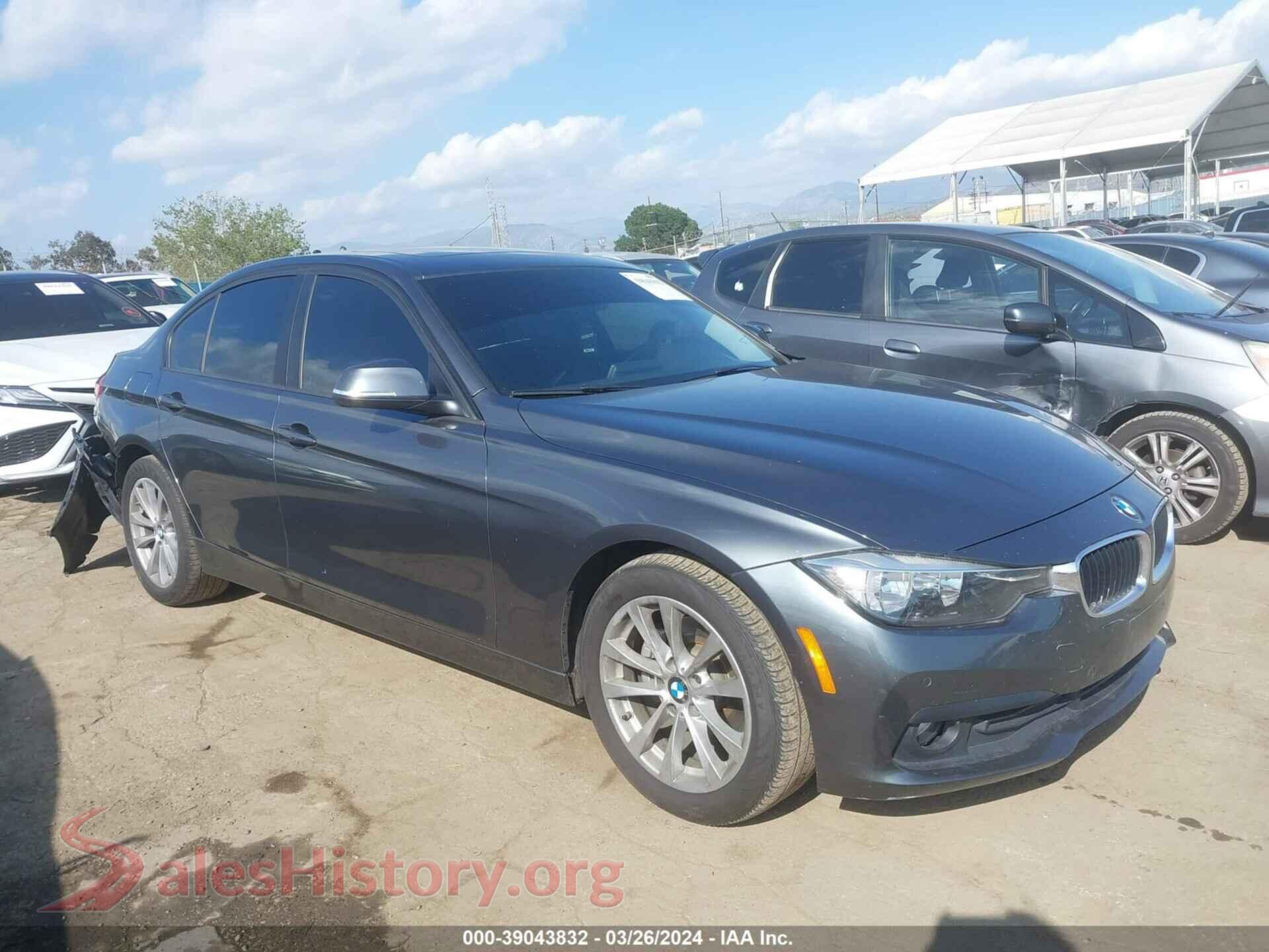 2016 BMW 320I — VIN WBA8E1G59GNU11662