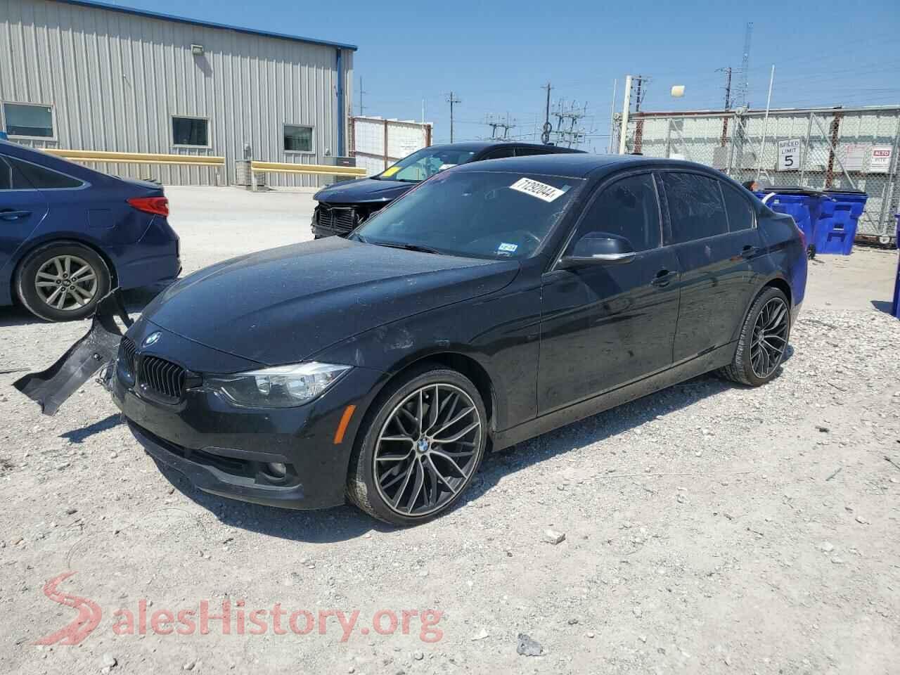 2016 BMW 3 SERIES — VIN WBA8E1G5XGNT36115
