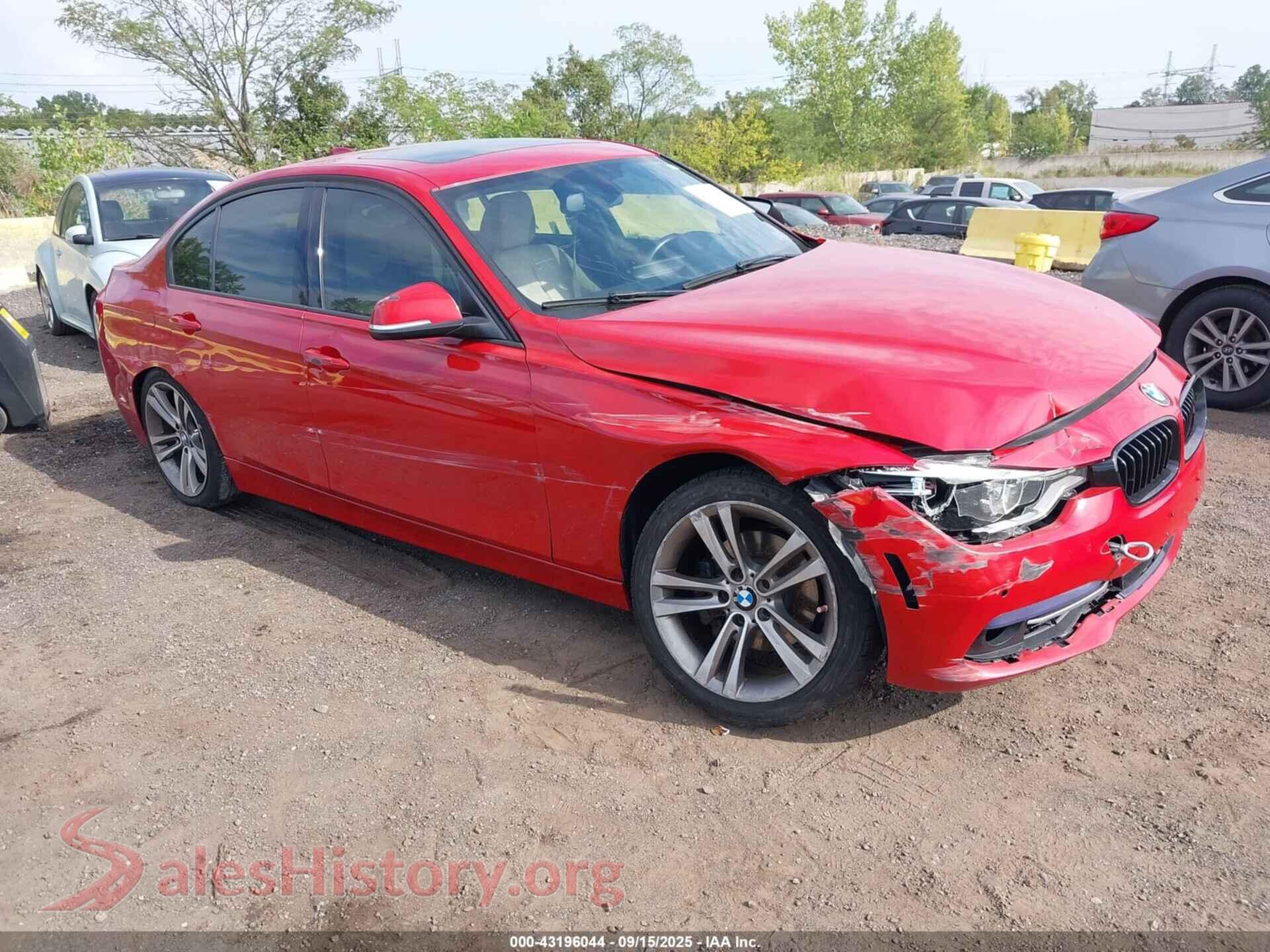 2016 BMW 328I — VIN WBA8E3C50GK502855