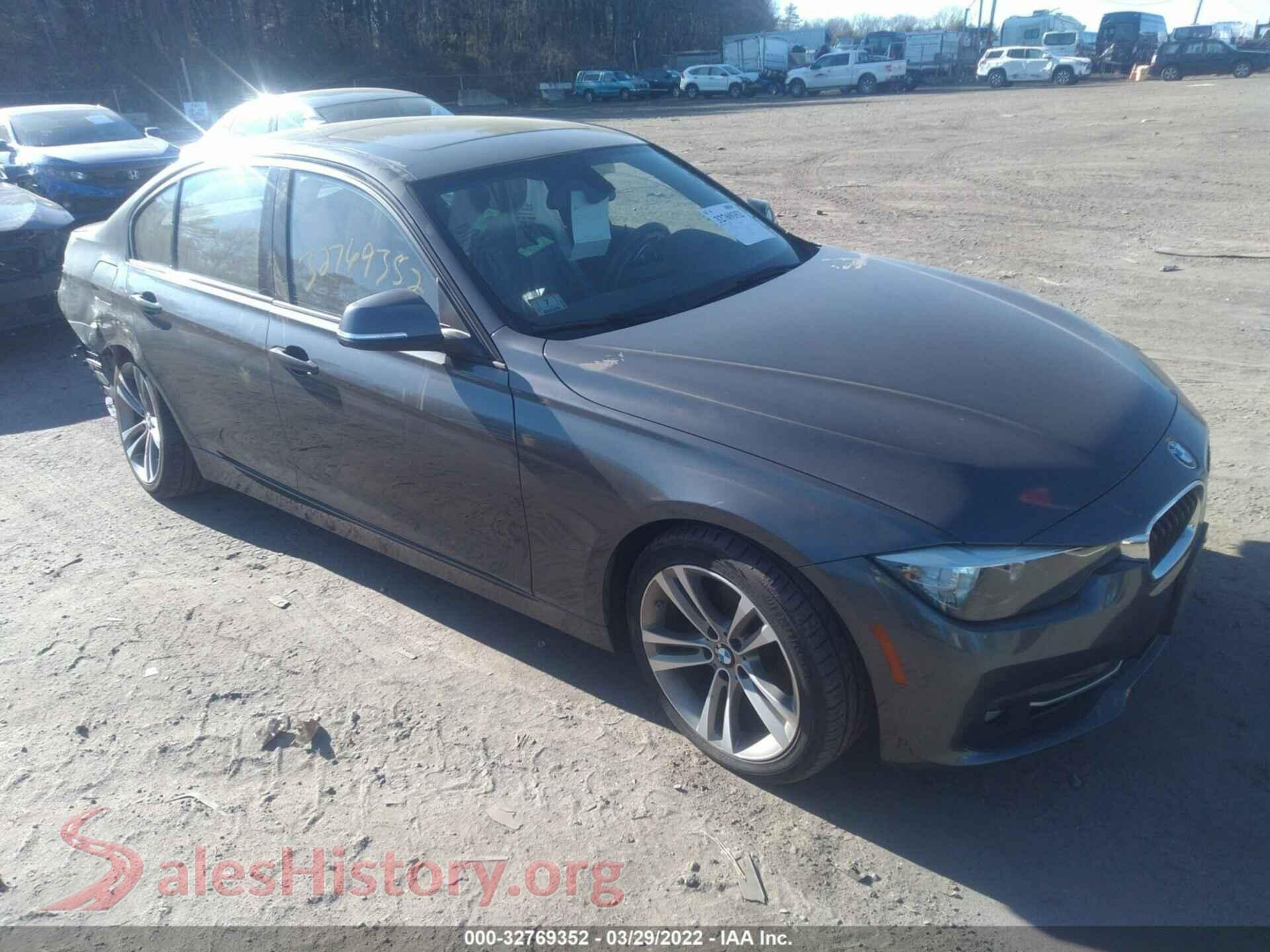 2016 BMW 3 SERIES — VIN WBA8E3G52GNT79651