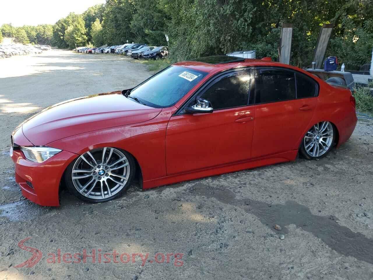 2016 BMW 3 SERIES — VIN WBA8E3G55GNT80437