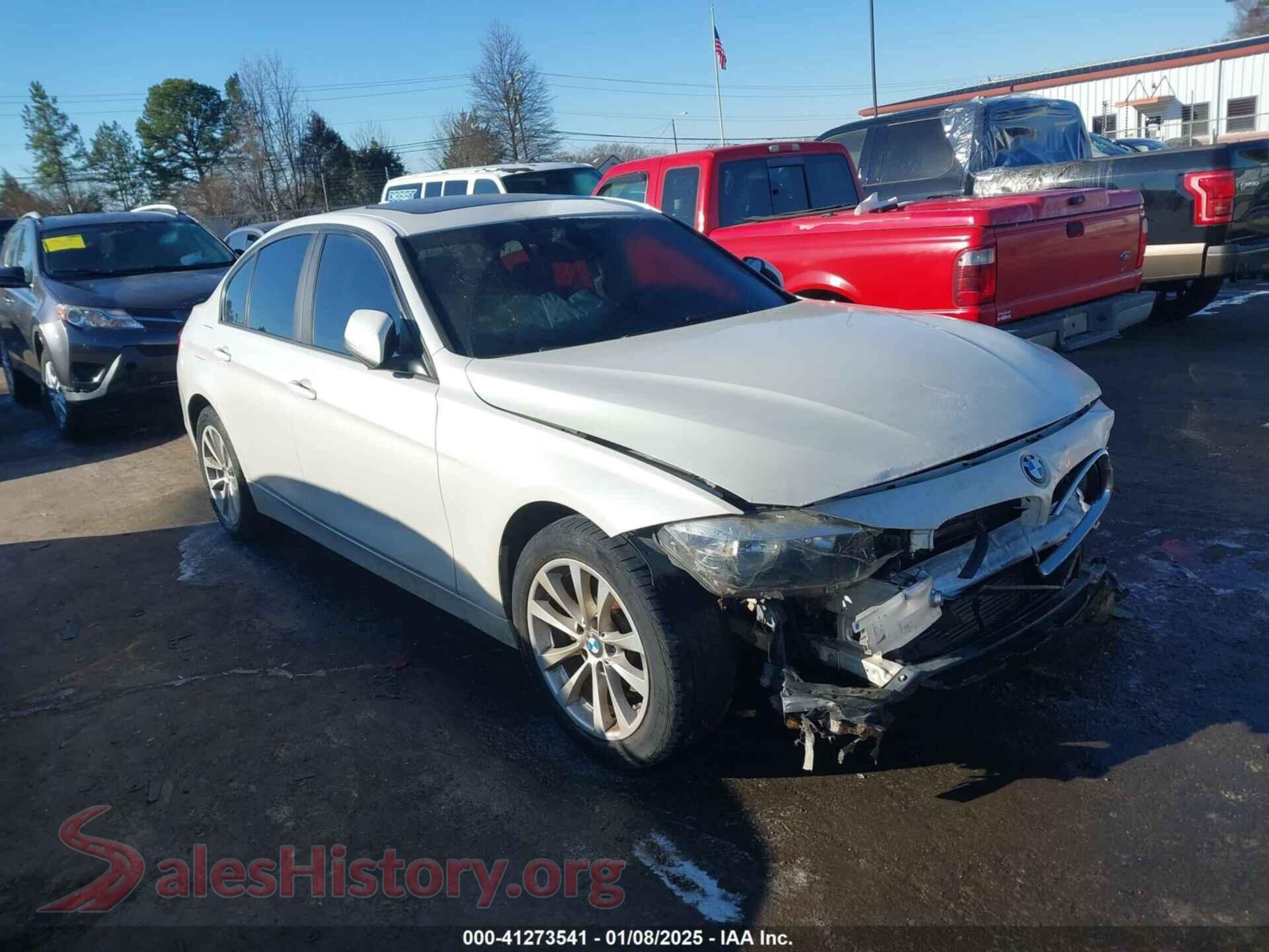 2016 BMW 320I — VIN WBA8E5G52GNU19304