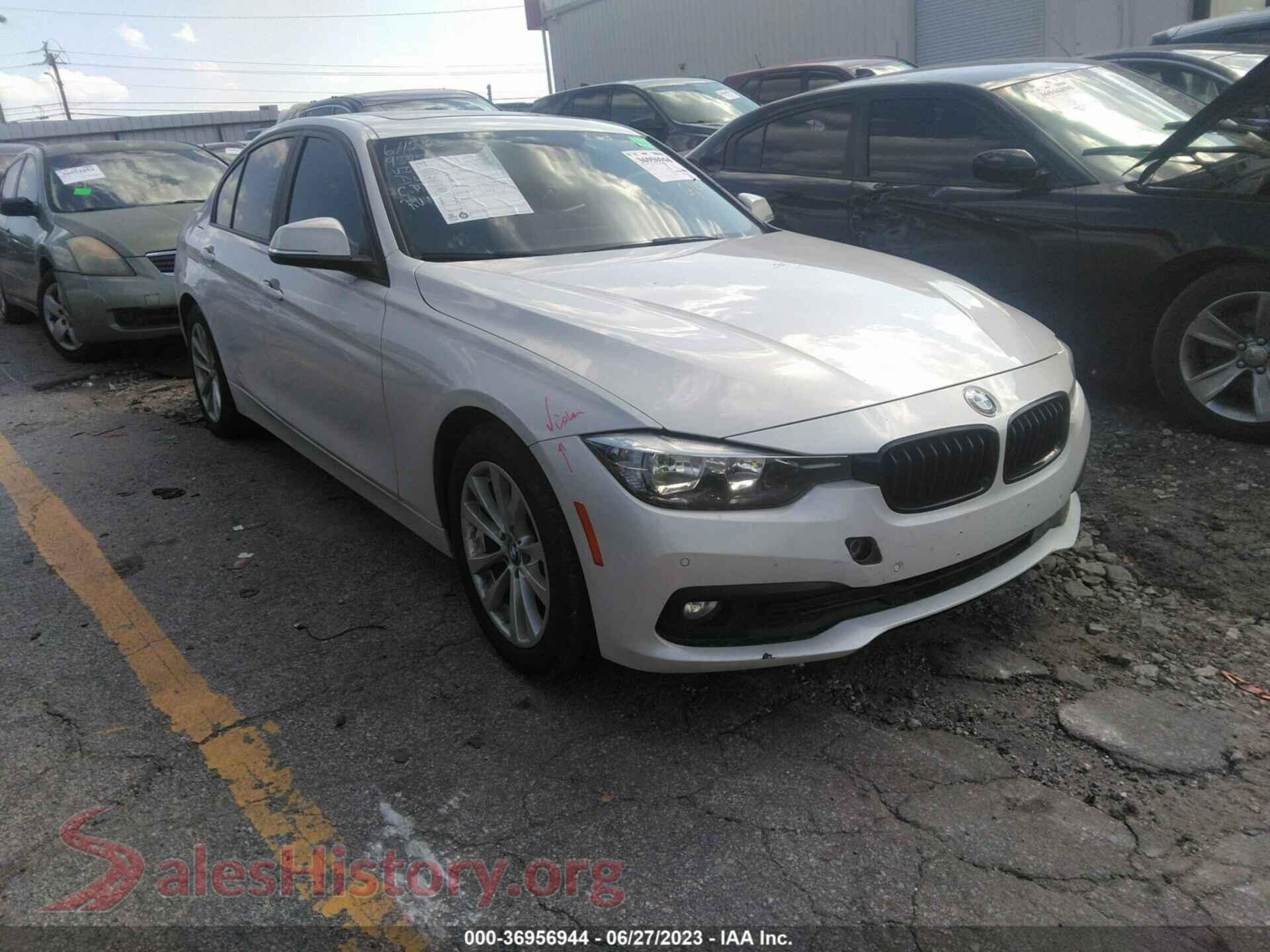 2016 BMW 320I — VIN WBA8E5G54GNT94972