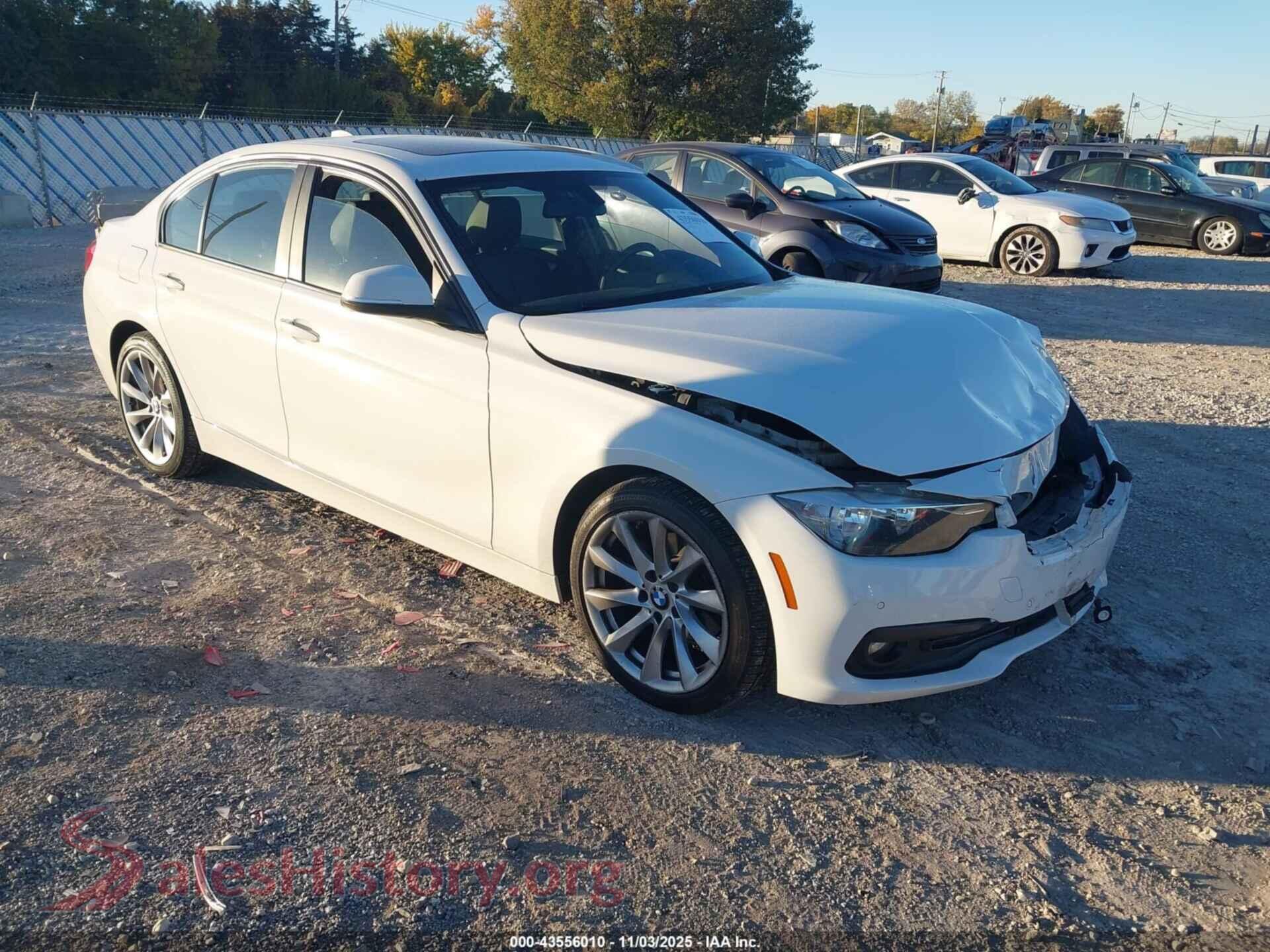 2017 BMW 320I — VIN WBA8E5G5XHNU42170