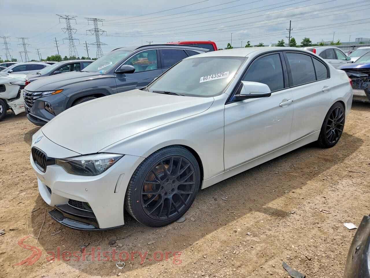 2016 BMW 3 SERIES — VIN WBA8E7C52GK415465