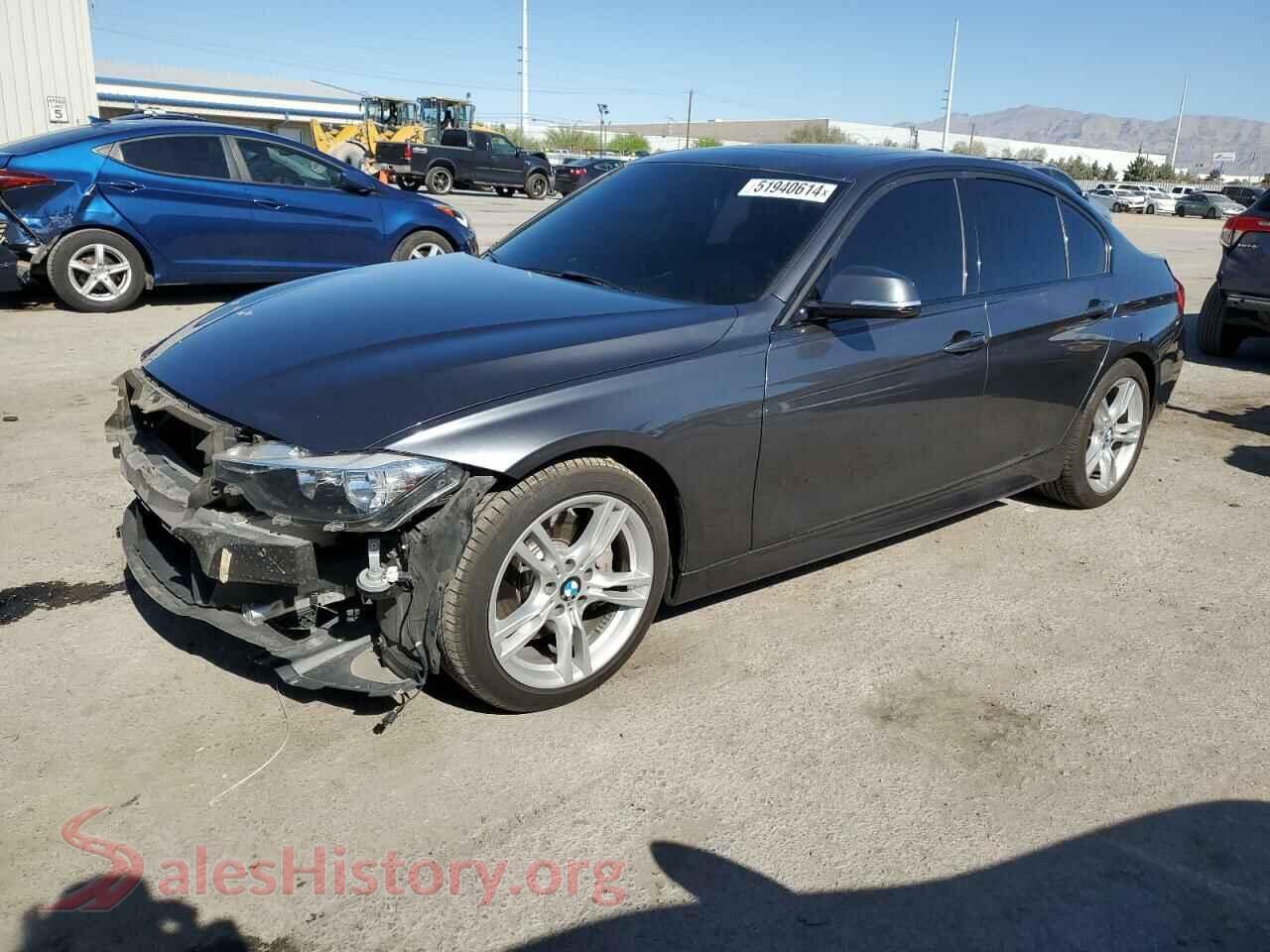 2016 BMW 3 SERIES — VIN WBA8E9C52GK644501